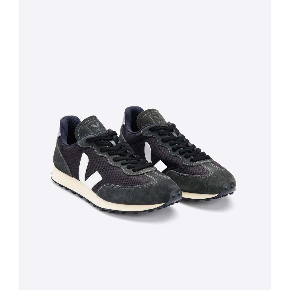 Men's Veja RIO BRANCO ALVEOMESH Running Shoes Black | ZA 162UZG